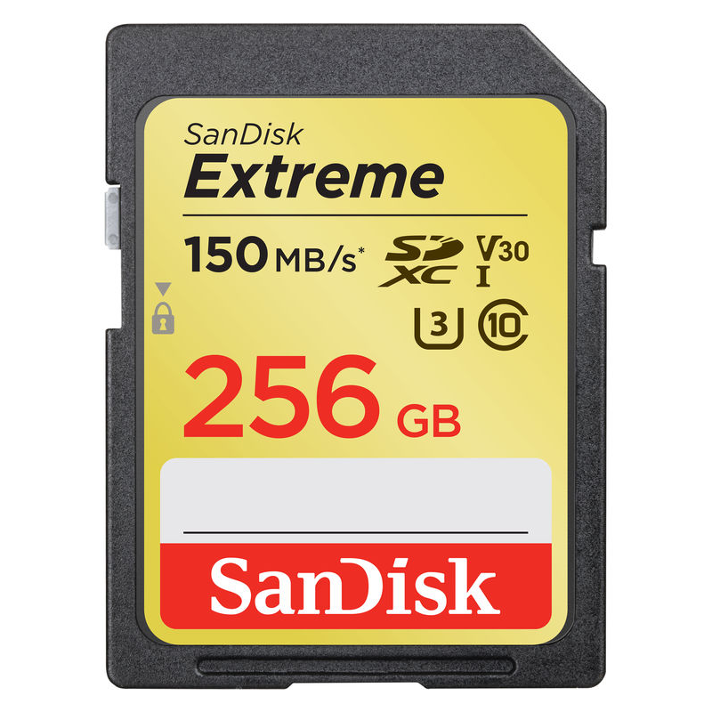 SanDisk SDSDXV5-256G-ANCIN Extreme SDXC Memory Card 256
