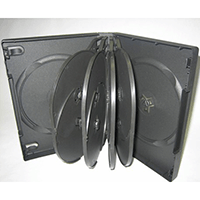 DVD Case - Multi-10 Black 33mm Spine&Booklet Clips