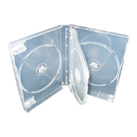 DVD Case - Clear Triple 27mm M-Lock Hub Design