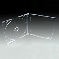 Linberg CD/DVD Empty Clear Slim Case