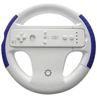 Memorex Blue Wii Racing Wheel Memorex Blue Wii Racing Wheel