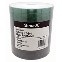 Prodisc / Spin-X 46111118: CD-R 52x White Inkjet