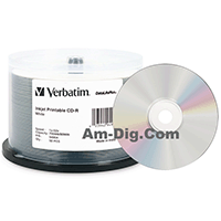 Verbatim 95203 DVD-R 4.7GB 16x Silver Silk Screen Verbatim 95203 DVD-R 4.7GB 16x Silver Silk Screen