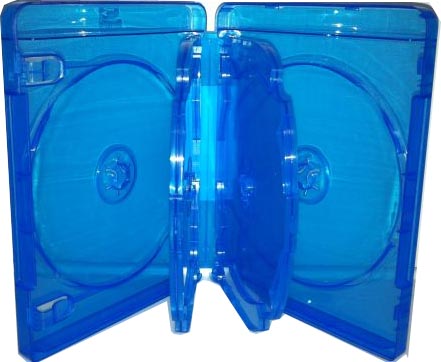 Blu-Ray Case - Light Blue 5 Disc Holder 22mm from Am-Dig
