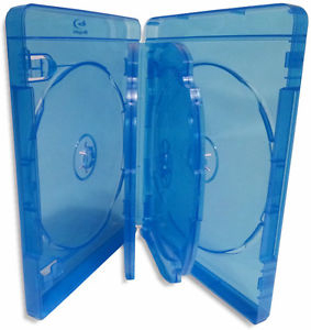 Blu-Ray Case - Light Blue 6 Disc Holder 22mm from Am-Dig