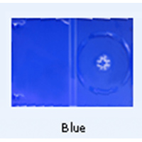 DVD Case - Single Disc Holder Blue 14mm Spine from Am-Dig