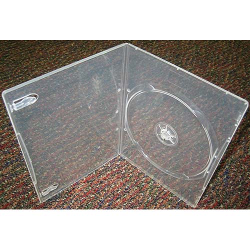 DVD Case - Super Clear Single 4mm Spine Ultra Slim from Am-Dig