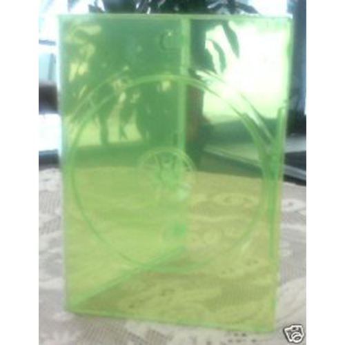DVD Case - Single Transparent Green 14mm Spine from Am-Dig