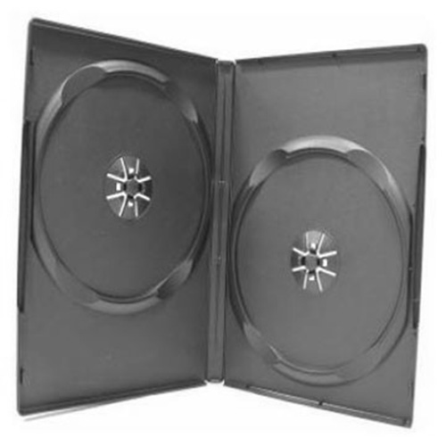 DVD Case - Black Double 14mm - Offset Recycle from Am-Dig