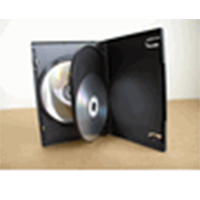 DVD Case - Triple Black 14mm Spine - Slim Style from Am-Dig