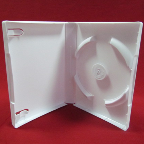 DVD Case - White Triple 27mm Spine - Stackable Hub from Am-Dig