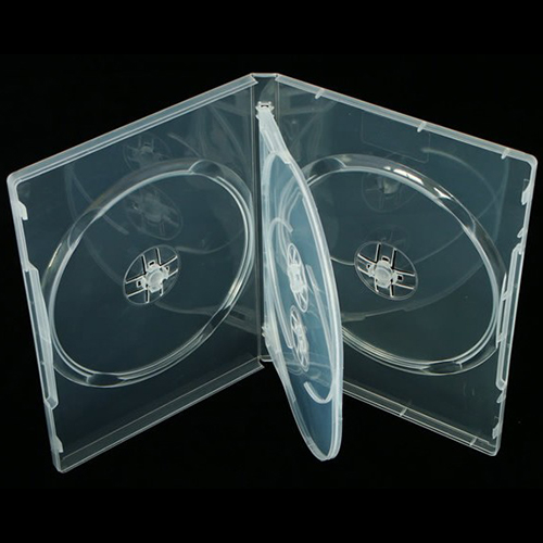 DVD Case - Multi-4 SuperClear 14mm Spine SlimStyle from Am-Dig