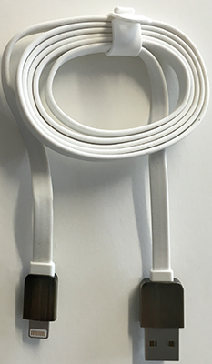 Earldom WZNB-06: Digital iPhone 5/6 Cable - White from Am-Dig