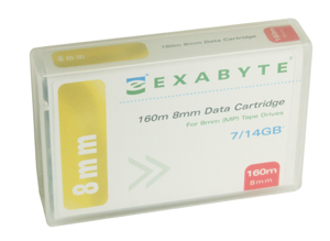 Exabyte 8160 Tape 8mm D8 160m 7/14GB 322535