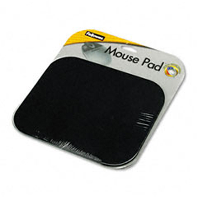 Fellowes 58024: Mouse Pad, Black Nonskid Rubber from Am-Dig