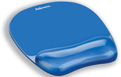 Fellowes 91141: Mousepad/Wrist Rest - Blue  from Am-Dig
