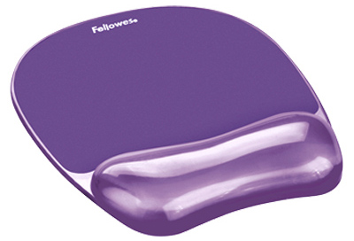 Fellowes 91441: Mouse Pad/Wrist Rest, Gel, Purple