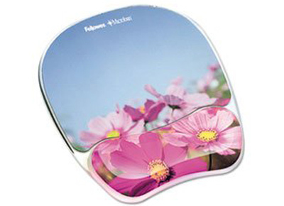 Fellowes 9179001: Floral Gel Mouse Pad/Wrist Rest