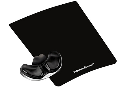 Fellowes 9180701: Mouse Pad, Gliding Palm, Gel BLK from Am-Dig