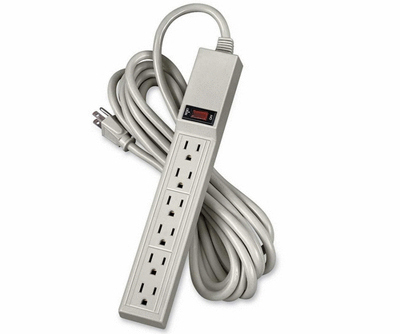 Fellowes 99026: Power Strip, 6 Outlet, 15FT Cord  from Am-Dig