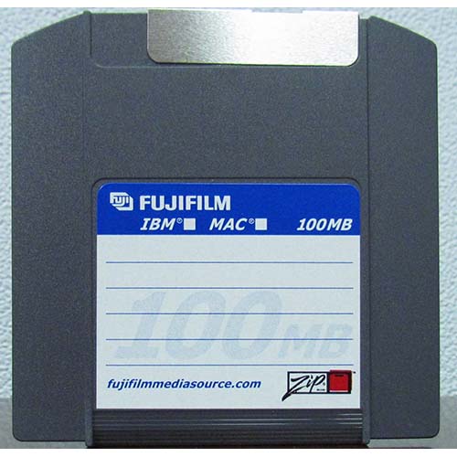 FUJI Zip Disk 100mb IBM/MAC Dual Formated from Am-Dig