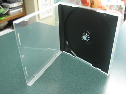 CD Jewel Case - Poly Single Black 10.4mm Spine from Am-Dig