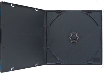 CD Case - Poly MaxiSlim 5.2mm - Black Single from Am-Dig
