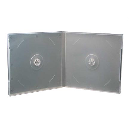 CD Jewel Case - Poly Double Semi-Clear with Sleeve from Am-Dig