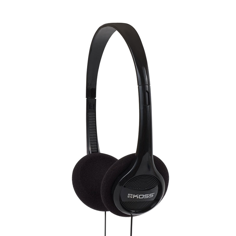 Koss Headphone, KPH7, Portable On Ear, Black, 4ft Cable