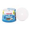 Maxell DVD-R, 4.7GB, 16x, Hub Printable, PTC, White Matte IJ prnt, 50pk Spindle from Am-Dig