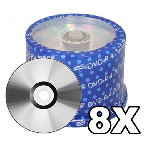 Prodisc / Spin-X 46151276: DVD-R 8x Clear Coat from Am-Dig