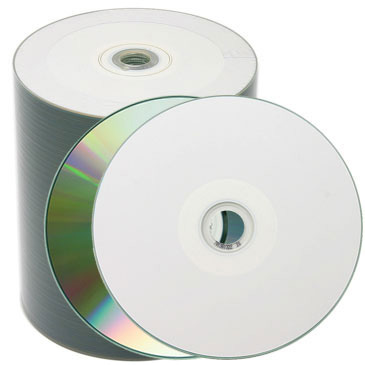 Premium CD-R Metalized-2-Hub White Thermal Everest from Am-Dig