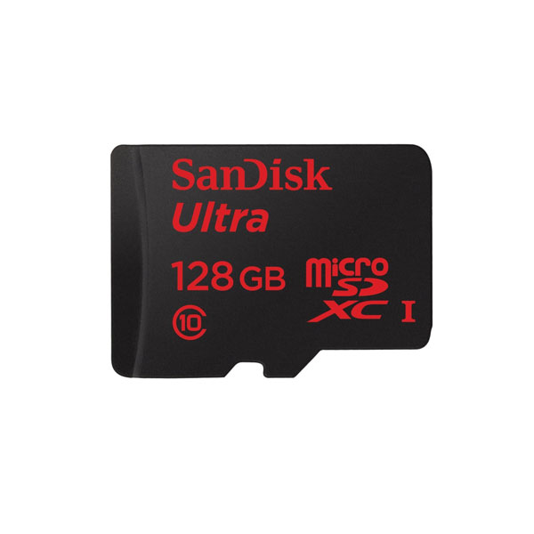 SanDisk SDSQUNC-128G-AN6MA Ultra microSDHC Memory Card 128GB SDSQUNC-128G-AN6MA Class 10/UHS-I With Adapter from Am-Dig