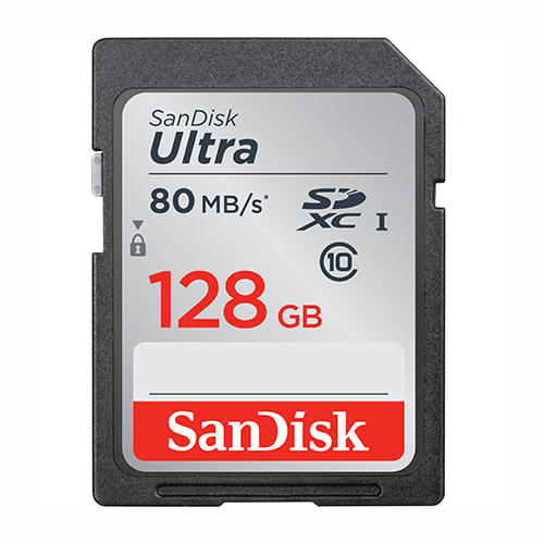 SanDisk SDSDUNR-128G-AN6IN Ultra SDHC Memory Card 128GB