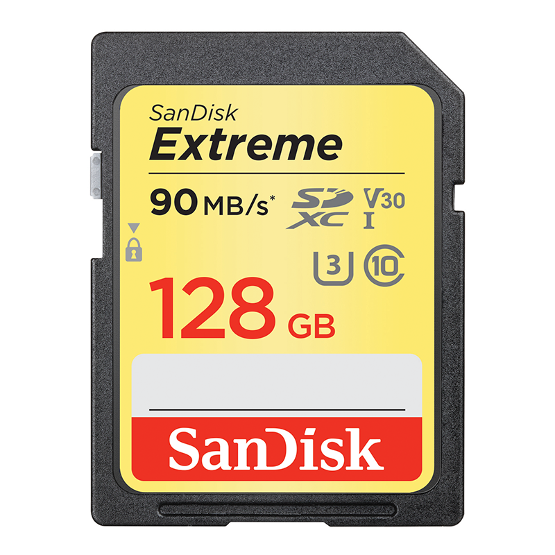 SanDisk SDSDXV5-128G-ANCIN Extreme SDXC Memory Card 128