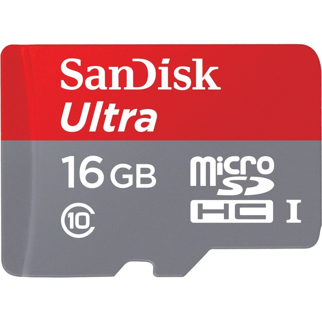 SanDisk SDSQUNC-016G-AN6IA Ultra microSDHC Memory Card 
