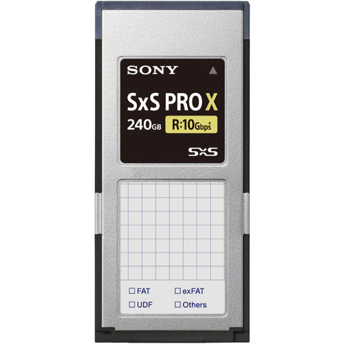 Sony SxS PRO Memory Card 240GB Read 1250MB/s