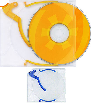 Trigger Cases for CD/DVD/BluRay - Blue from Am-Dig