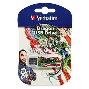 Verbatim 98663: 8GB Mini USB- Dragon Tattoo