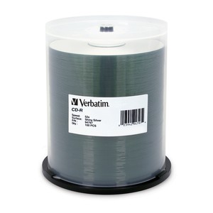 Verbatim 94797 80Min 52x Shiny Silver CD-R Discs