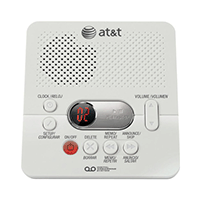 ATT 1740WH Digital Answering System Time/Day Stamp ATT 1740WH Digital Answering System Time/Day Stamp