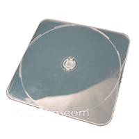 CD/DVD Clear Poly 4mm Square Case