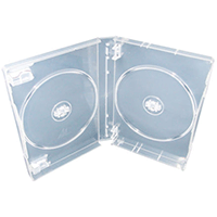 DVD Case - Super Clear Double 27mm - M-Lock Hub