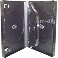 DVD Case - Black Triple 27mm M-Lock Hub Design