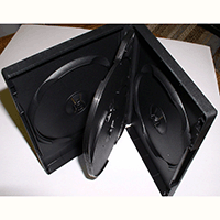 DVD Case - Multi-4 Disc Holder Black 1