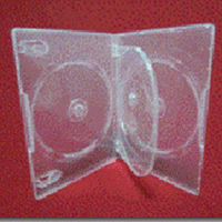 DVD Case- Multi-4 Clear 14mm with Booklet Clips