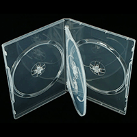 DVD Case - Multi-4 SuperClear 14mm Spine SlimStyle