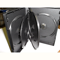 DVD Case - Multi-5 Disc Holder Black 1
