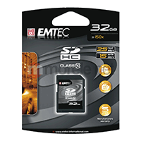EMTEC EKMSD32G150XHC SDHC Card 32GB Class 10 150X EMTEC EKMSD32G150XHC SDHC Card 32GB Class 10 150X
