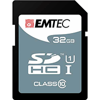 EMTEC ECMSD32GHC10: SDHC Memory Card 32GB Class-10 EMTEC ECMSD32GHC10: SDHC Memory Card 32GB Class-10